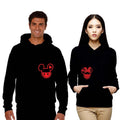 Cute Mickey & Minnie Couple Hoodies Set