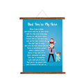 Dad You Are My Hero Scroll Card - Keepsake Gift for Father