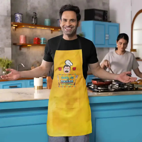 Daddy-Da-Dhaba-Apron-With-Chef-Hat