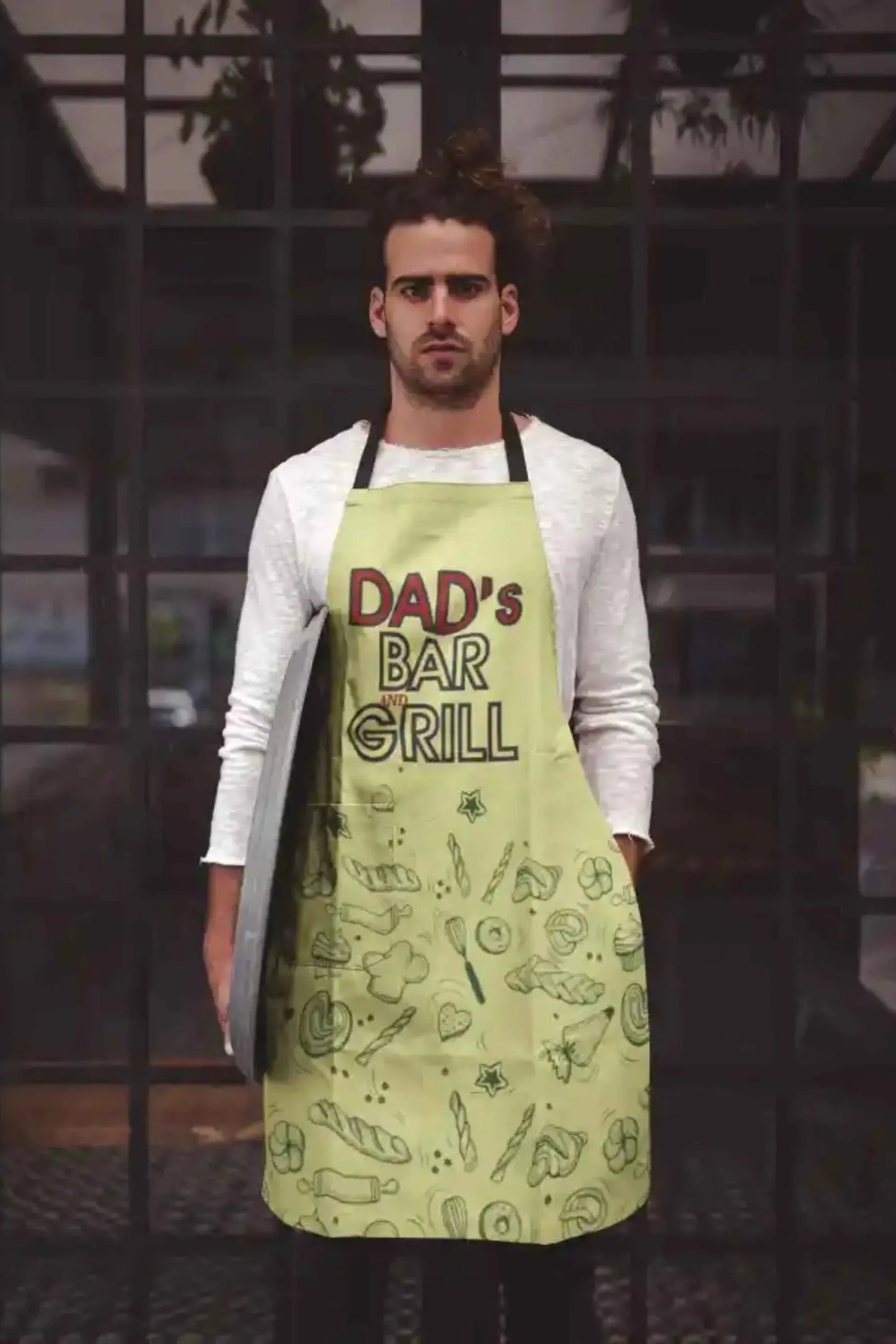 Dads-Bar-Grill-Apron-With-Chef-Hat