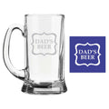Dad's Beer Engraved Beer Mug