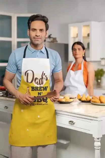 Dads-Brew-N-BBQ-Apron-for-Dad-with-Chef-Hat