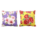 Angelic Rose Floral Cushion Cover Set of 2 for Sofa Decor
