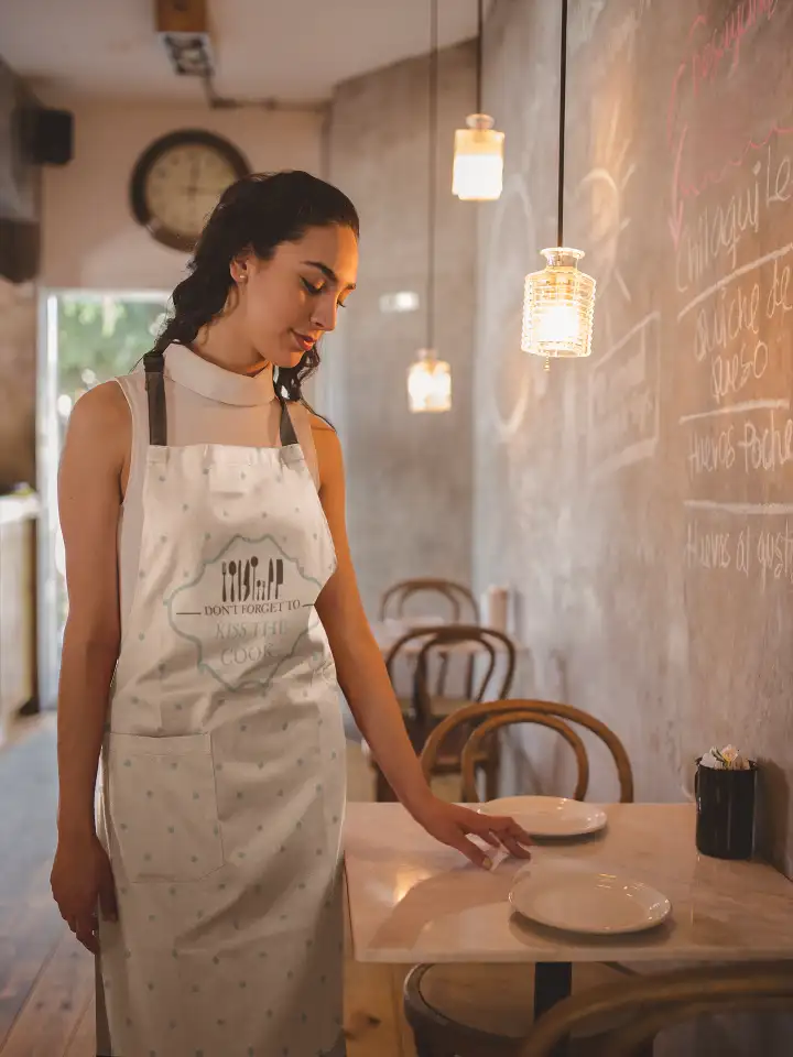 Don't Forget to kiss the cook Apron