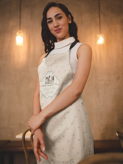 Don't Forget to kiss the cook Apron