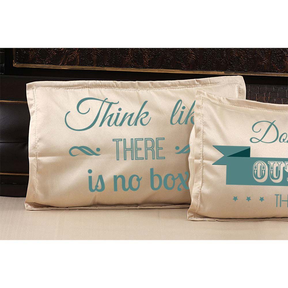 Dont-Think-Outside-The-Box-Think-There-is-No-Box-Quote-Bedsheet-Peach-Pillow-2