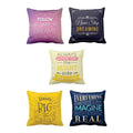 Follow Your Dreams Inspirational Cushion Cover Set of 5