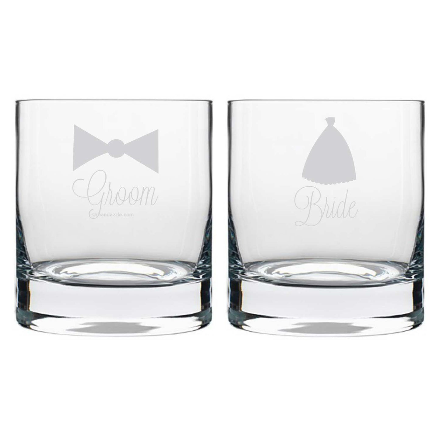 Engraved-Bride-And-Groom-Whiskey-Glasses