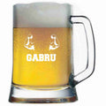 Personalised Gabru Engraved Beer Mug