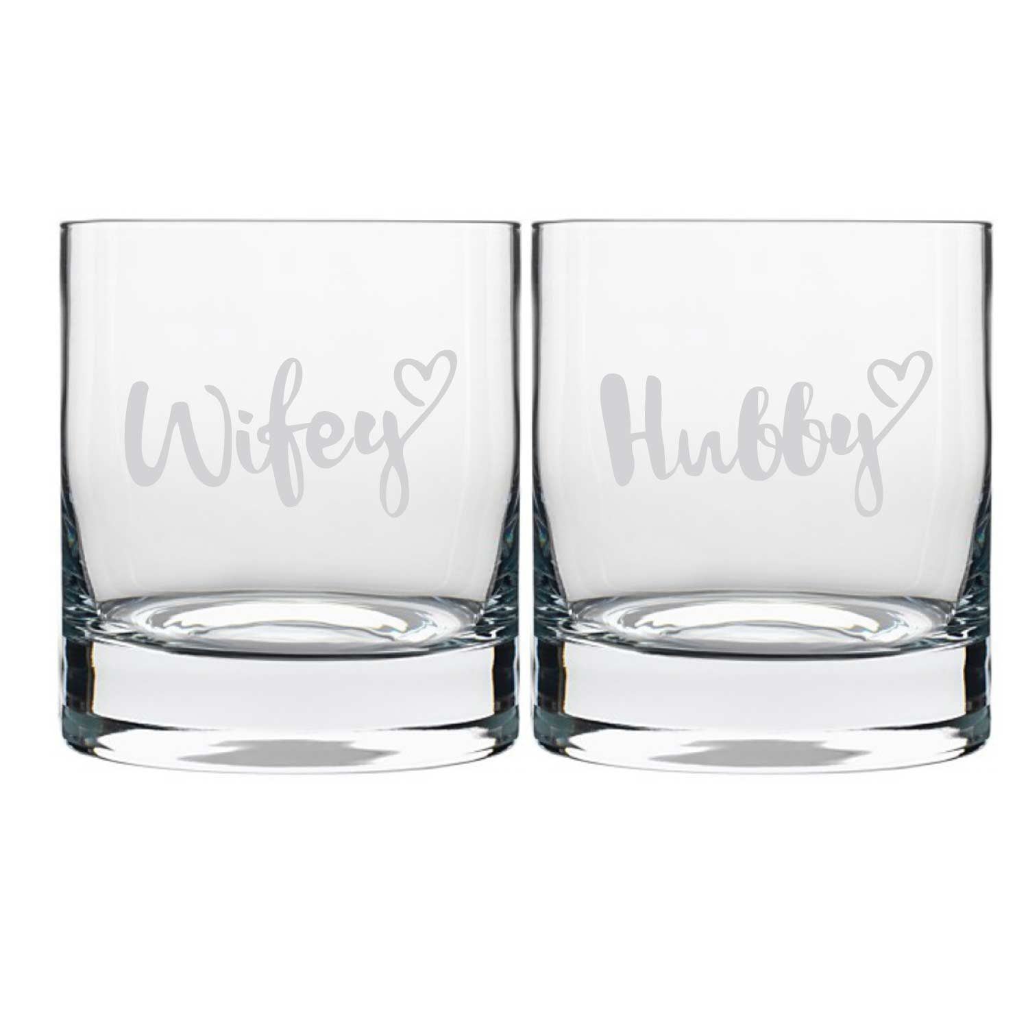Engraved-Hubby-Wife-Whiskey-Glasses