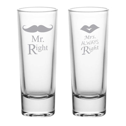 Engraved-Mr-Right-Mrs-Always-Right-Shot-Glasses