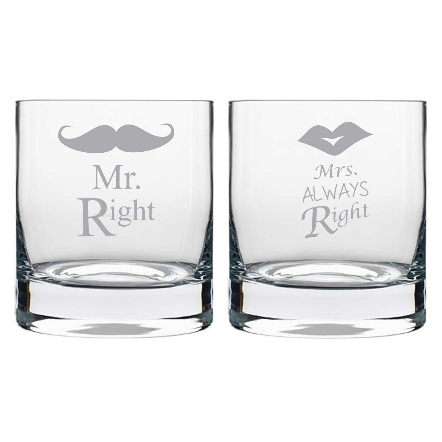 Engraved-Mr-Right-Mrs-Always-Right-Whiskey-Glasses