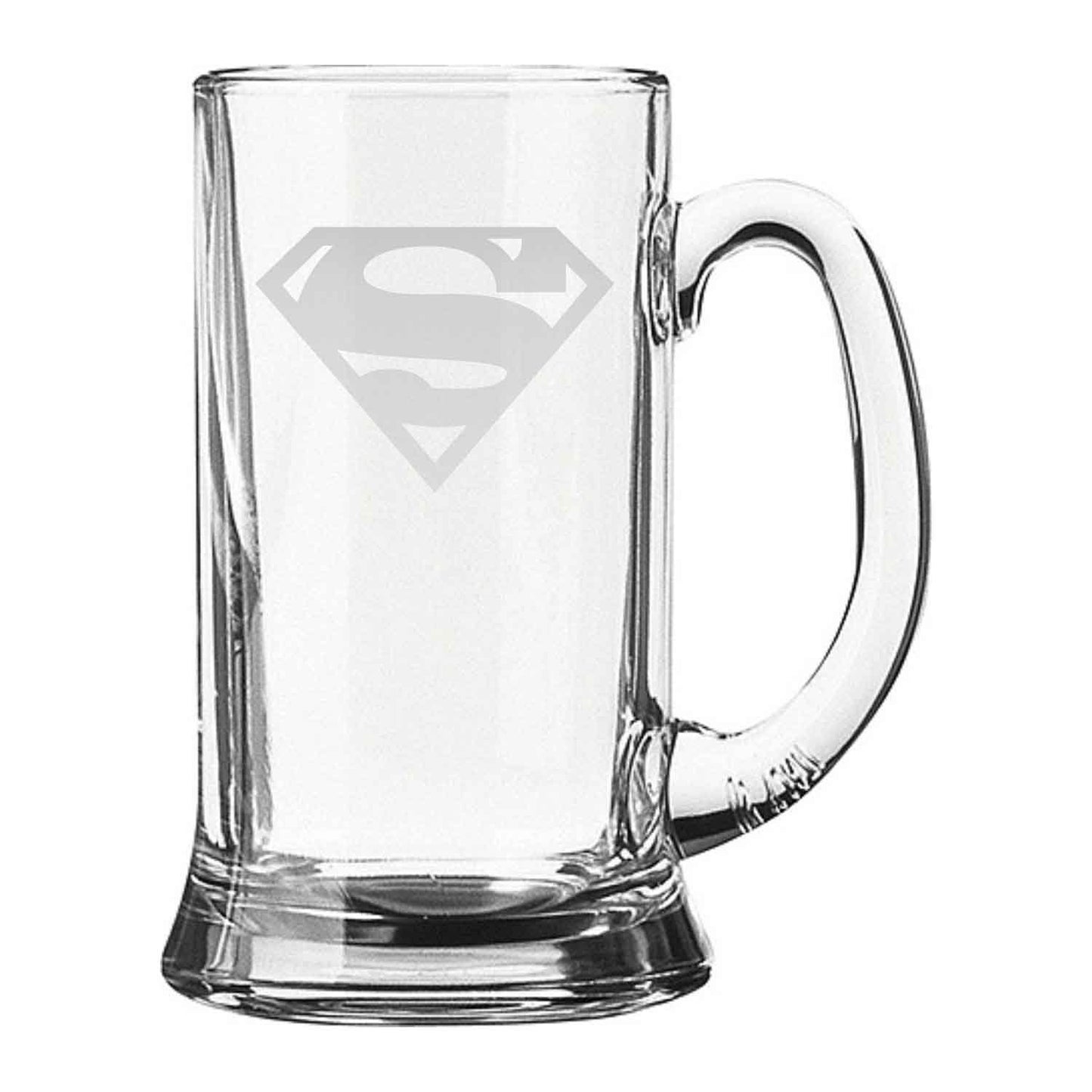 Engraved-Super-Man-Icon-Beer-Mug