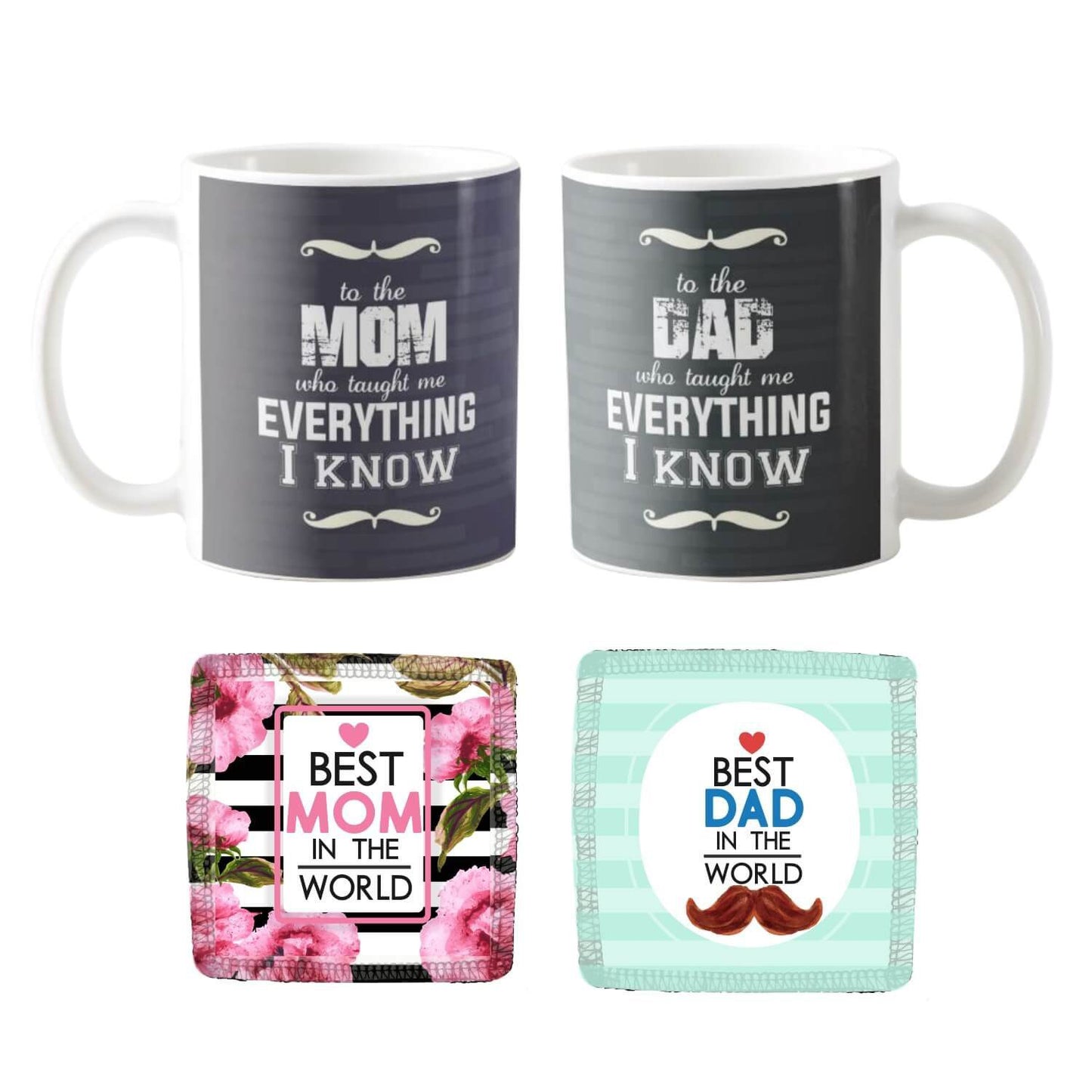 Everything Mom Dad I Know Couple Coffee Mug