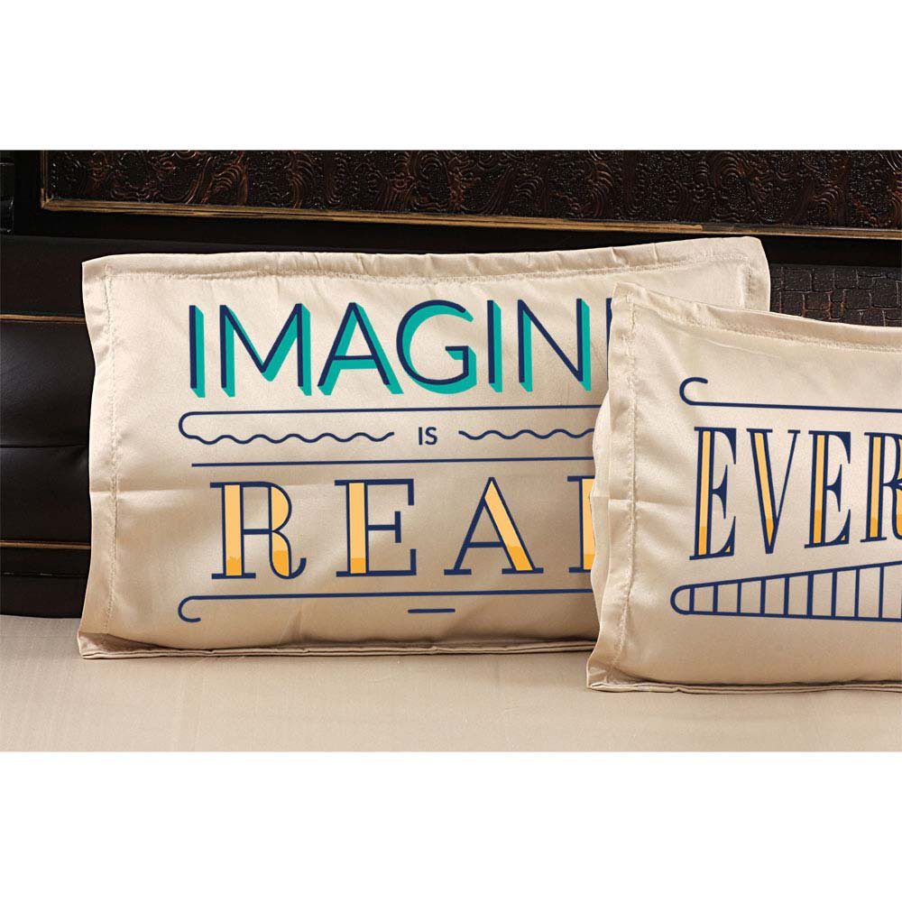 Everything-You-Can-Imagine-Is-Real-Quote-Bedsheet-Beige-Pillow-2
