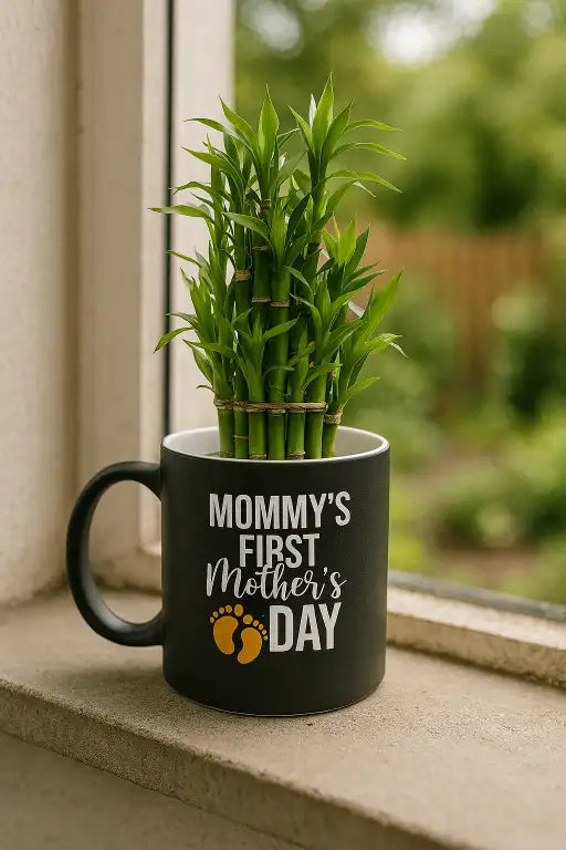 First Mother's day Bamboo Planter