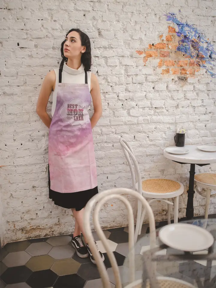 Floral Best Mom Ever Apron