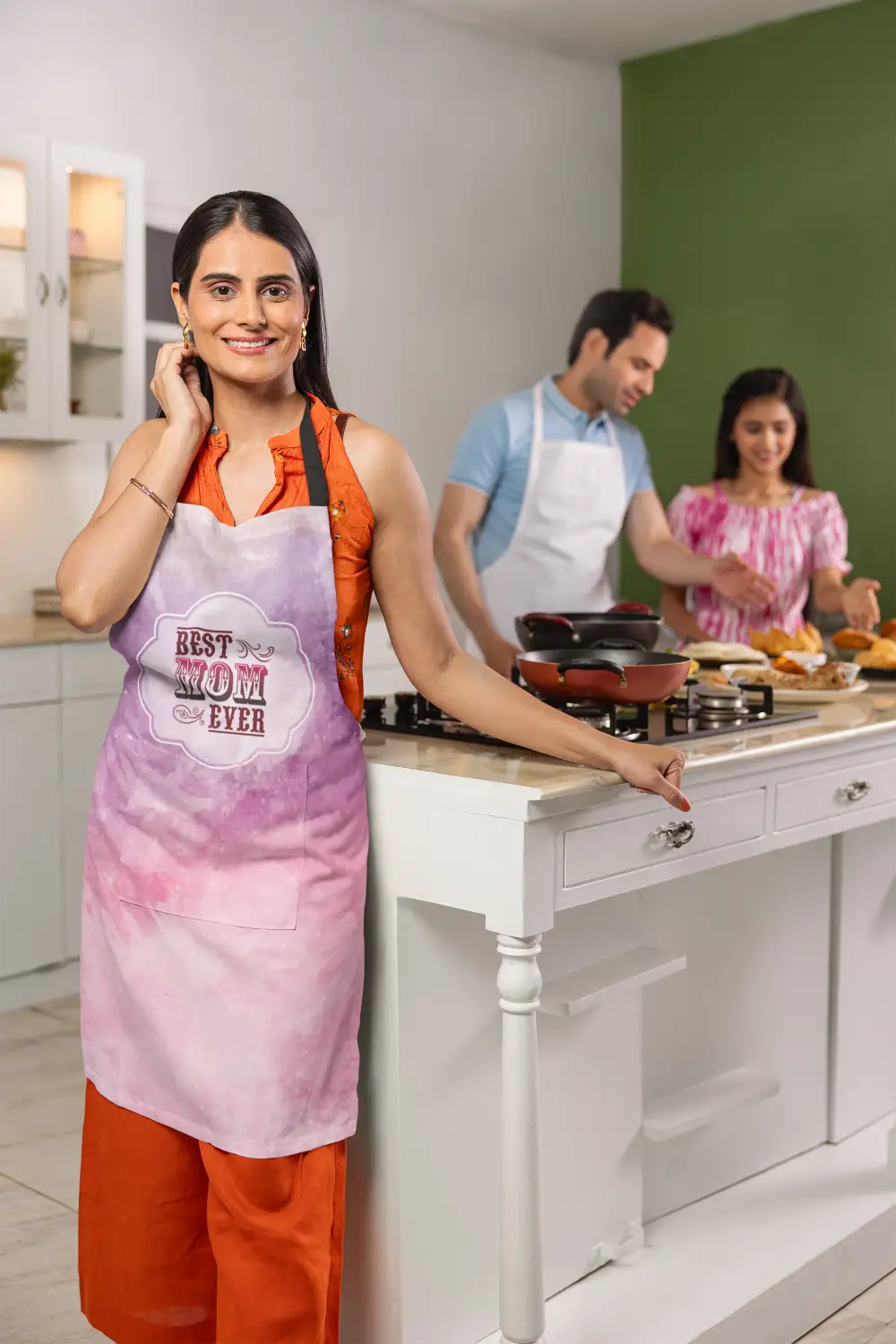 Floral Best Mom Ever Apron