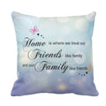 Friends Family Home Cushion Cover - Personalised Gift
