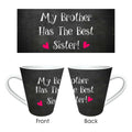Best Sister Conical Coffee Mug - Personalised Gift for Sister