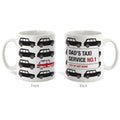 Dad's No. 1 Taxi Service Personalised Coffee Mug