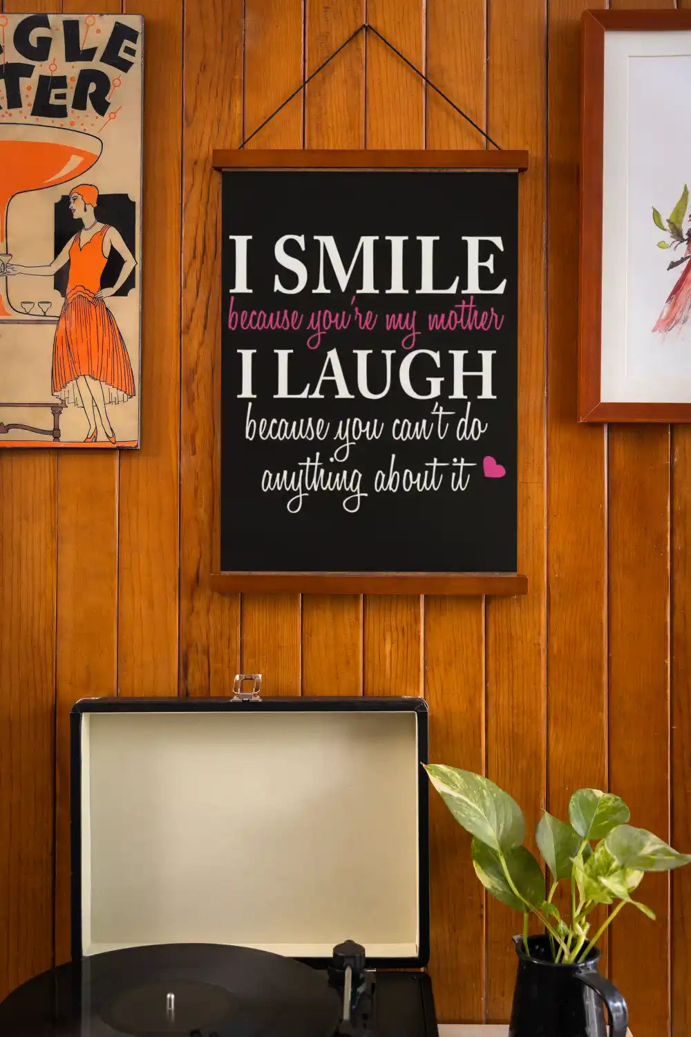 Funny Teasing I smile I laugh Mother Scroll