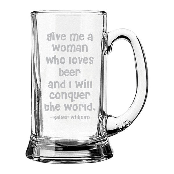 Give-Me-a-Woman-Who-Loves-Beer-Engraved-Beer-Mug