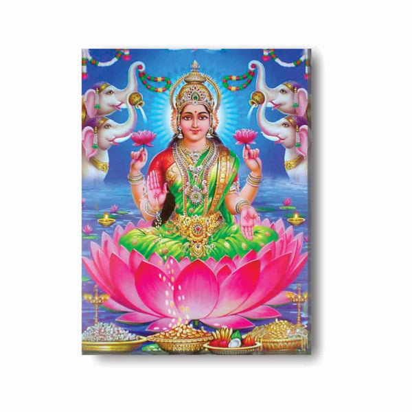 Goddess-Lakshmi-Canvas-Frame-KH5148