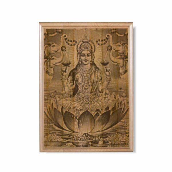 Goddess-Lakshmi-Wooden-Plaque