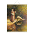 Grace of Lord Jesus Canvas Scroll - Christian Wall Art 18"