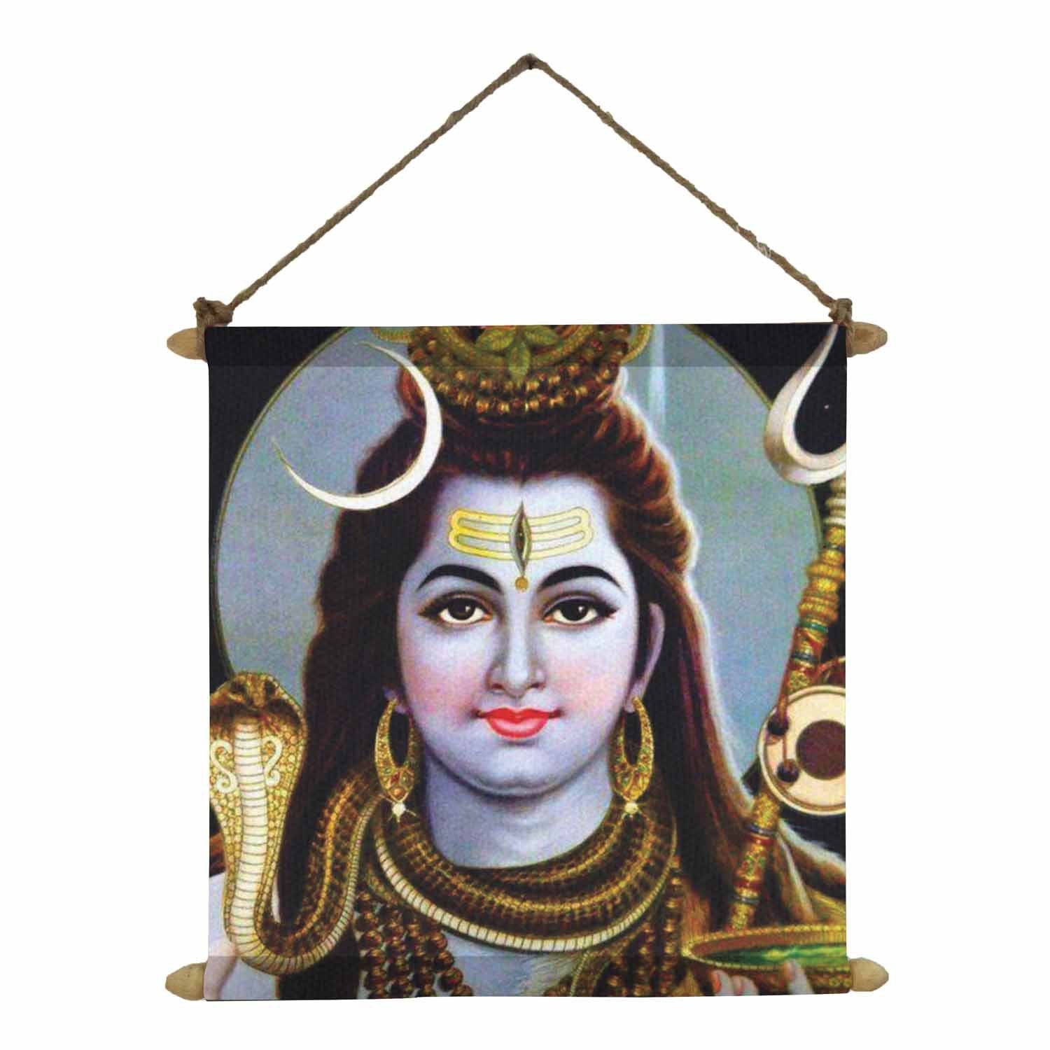 Graceful-Shiva-Canvas-Scroll
