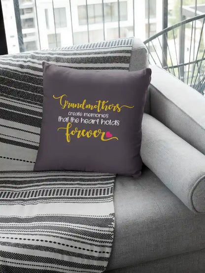 Grandmother Create Memories Cushion Cover