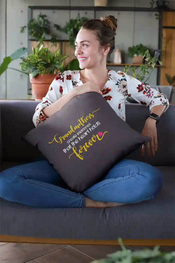 Grandmother Create Memories Cushion Cover