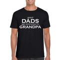 Great Dad Promoted to Grandpa T-Shirt - Round Neck Regular Fit