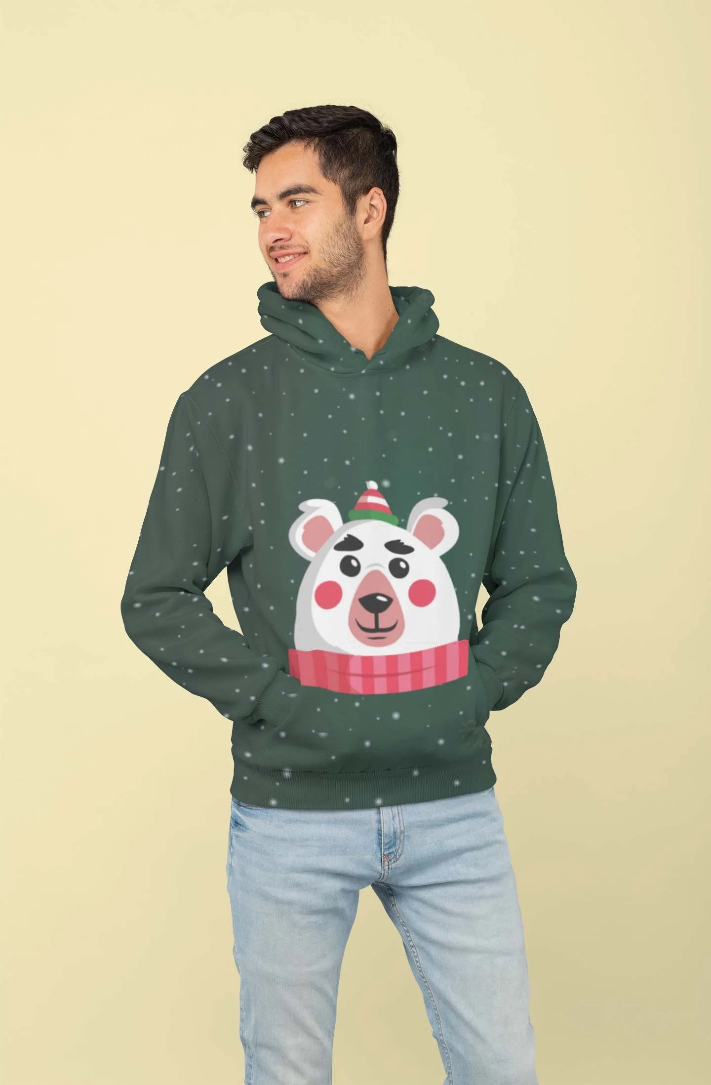 Green-bear-face