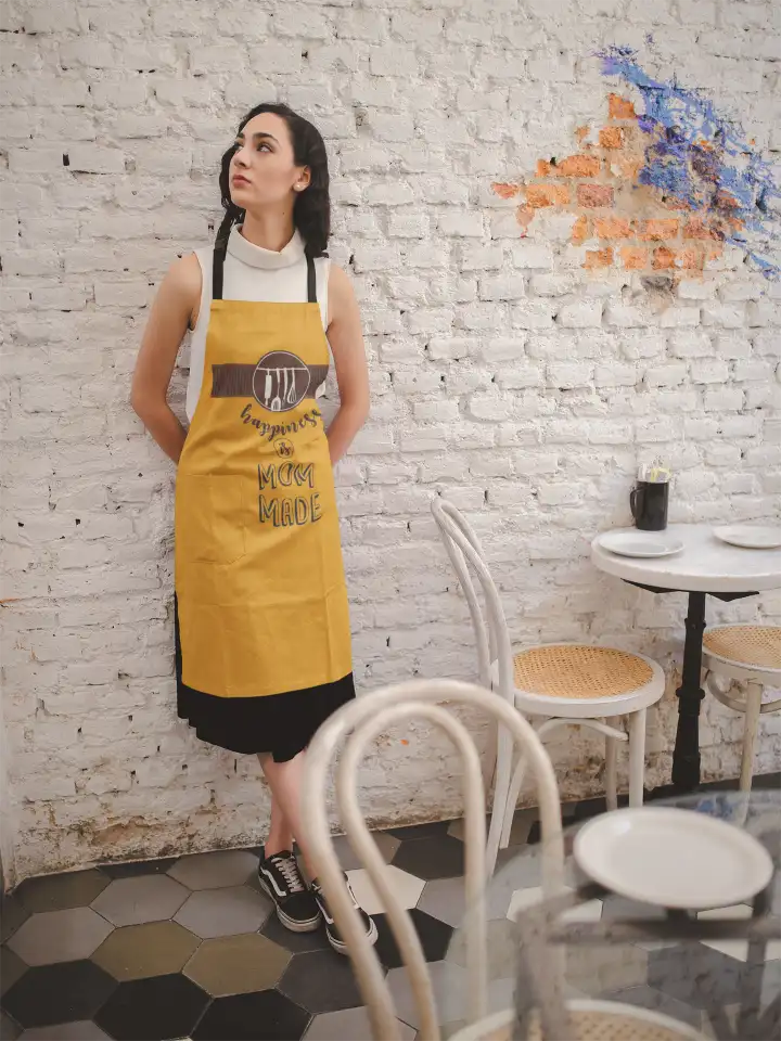 Happiness Is mom Made Apron