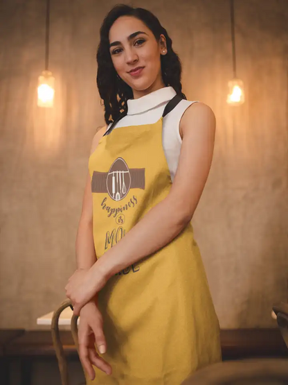 Happiness Is mom Made Apron