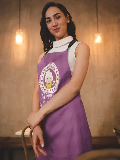 Happiness is having a grandchild apron