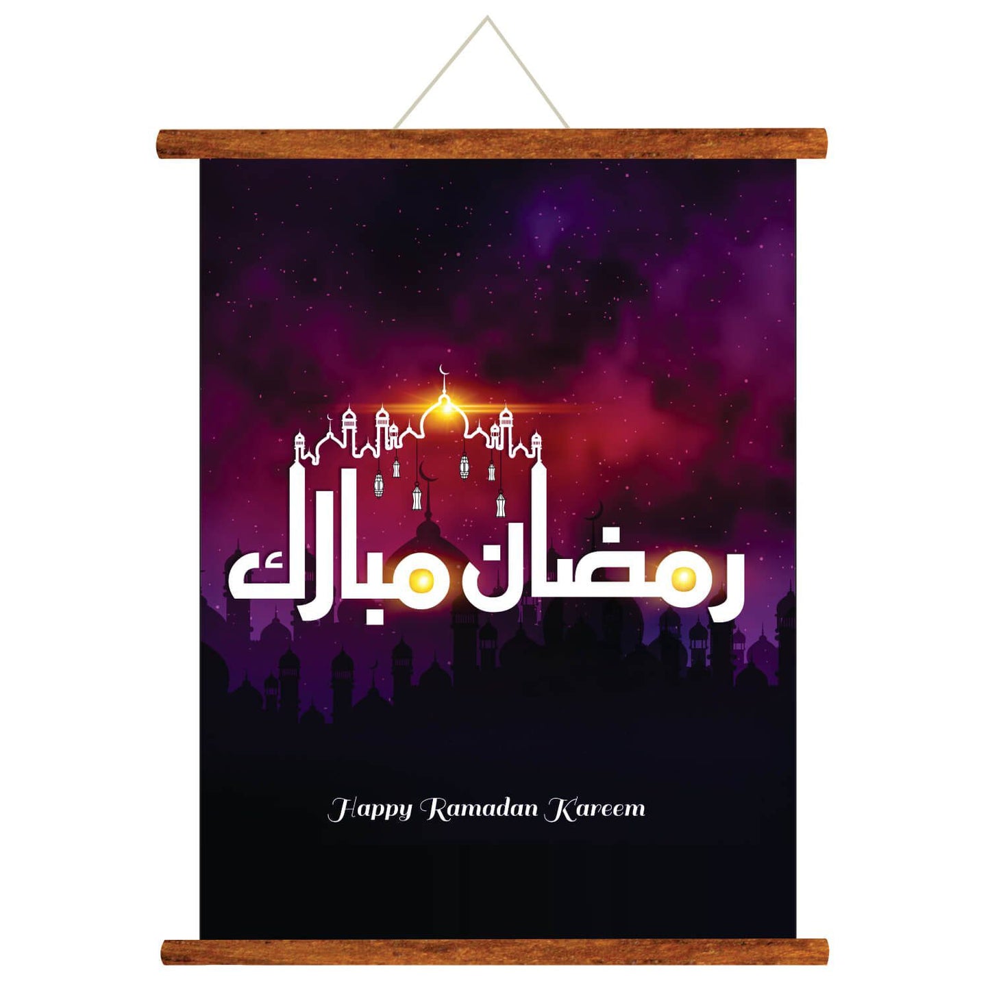 Happy-Ramadan-Kareem-Eid-Mubarak-Islamic-Canvas-Scroll-KH5111
