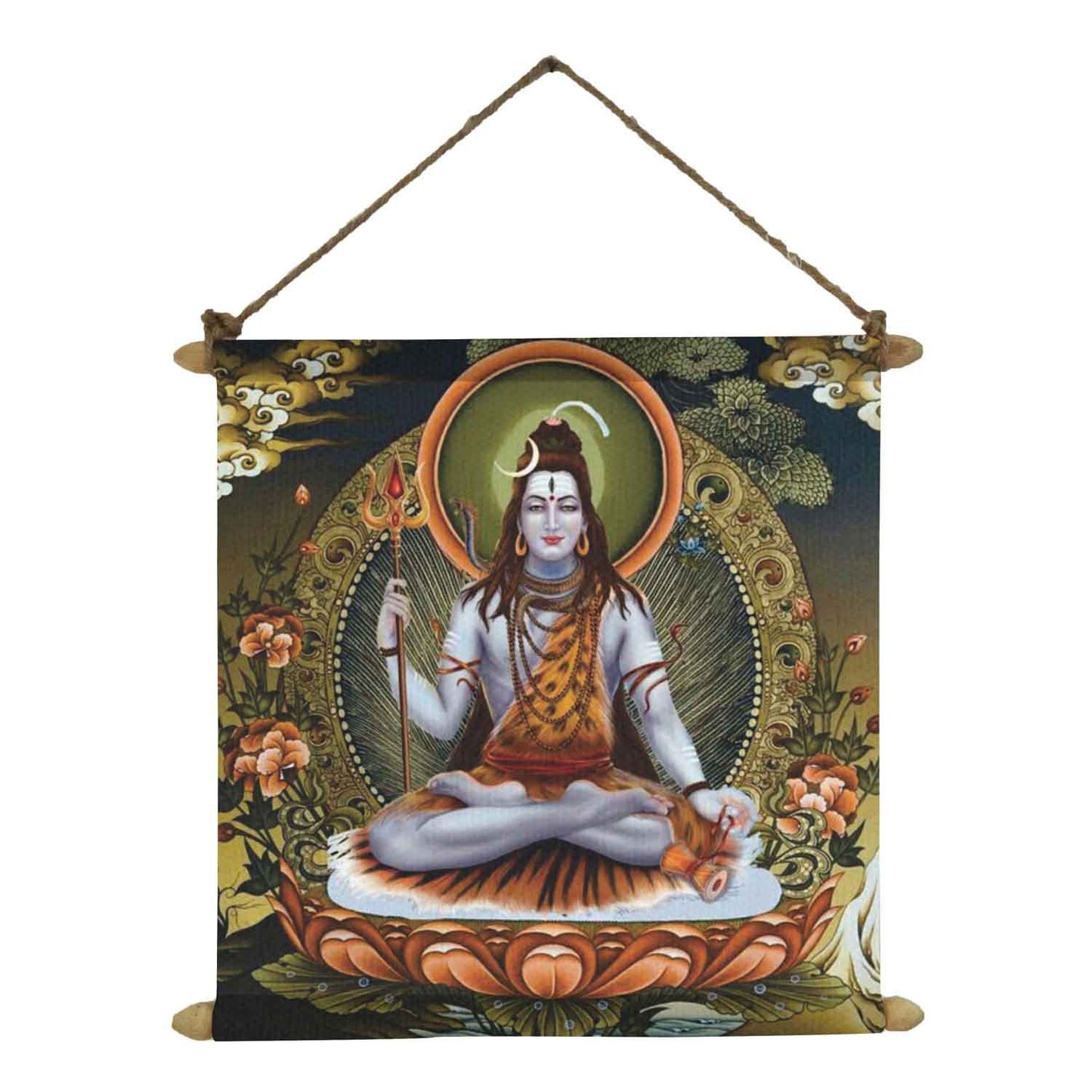 Heavenly-Shiva-Canvas-Scroll