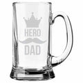 Hero Dad Beer Mug - Personalised Birthday Gift for Father
