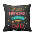 Hero Dad Cushion Cover - Personalised Premium Gift for Father
