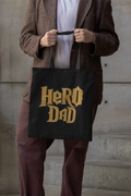 Hero Dad Tote Bag - Reusable Cotton Shopping Bag Gift
