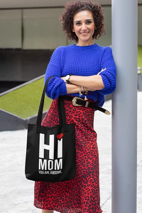 Hi Awesome Mom Tote Bag