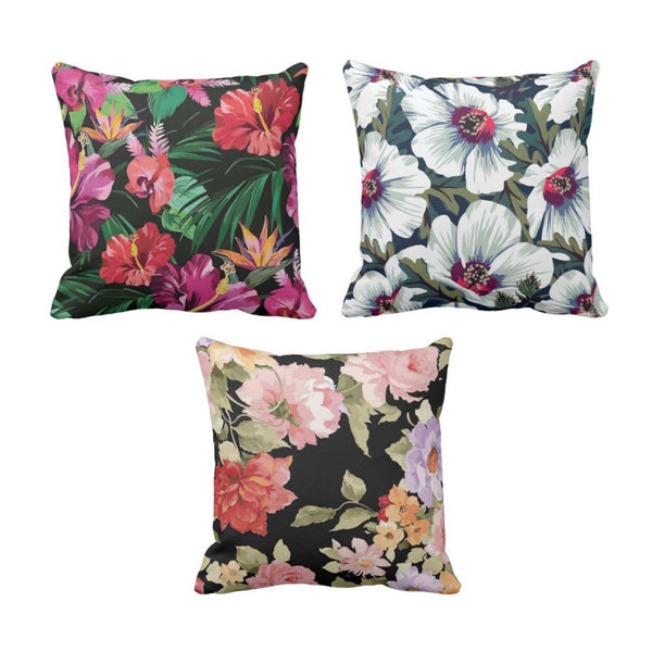 Hibiscus-Floral-Cushion-Cover-Set-of-3-KH2940