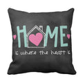 Home is Where the Heart Is Cushion Cover - Personalised