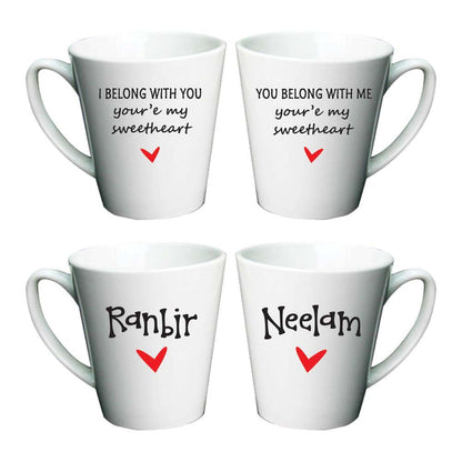 I-Belong-With-You-Couple-Conical-White-Mug