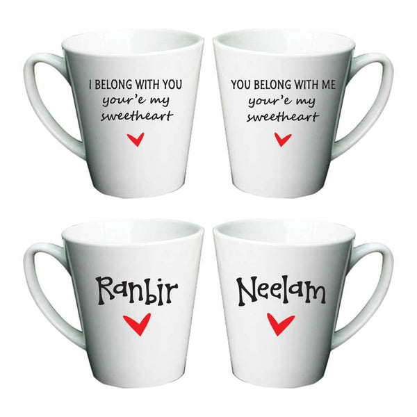 I-Belong-With-You-Couple-Conical-White-Mug