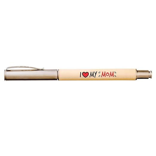 I Love My Mom Wooden Pen