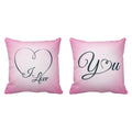 I Love You Couple Cushion Covers - Set of 2